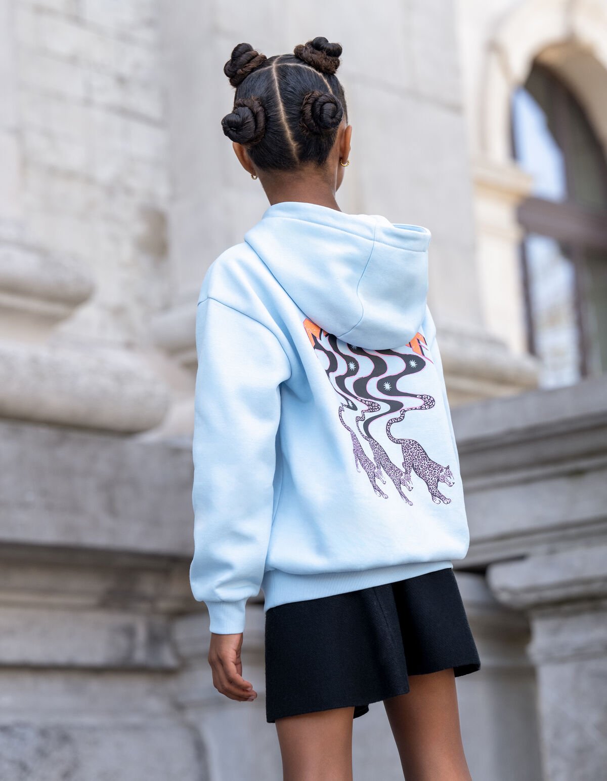 Imagine Artwork Hoodie Lichtblauw SHOEBY GIRLS