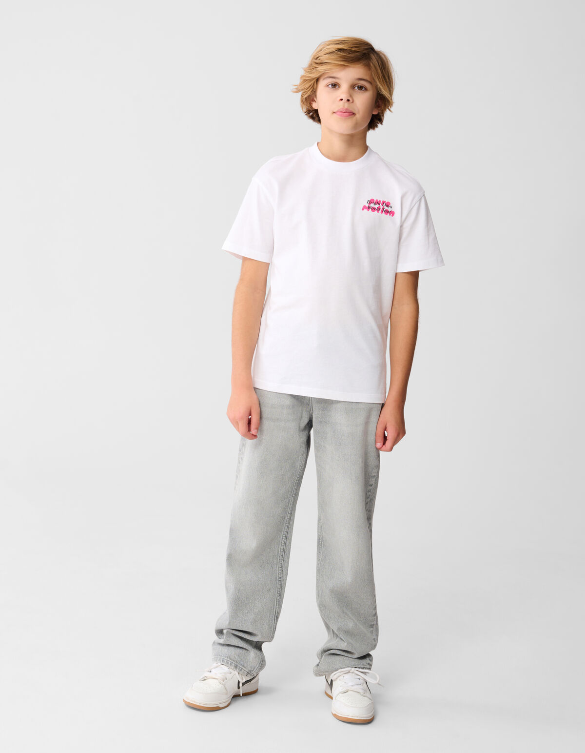 Tour Artwork T-shirt Wit SHOEBY BOYS