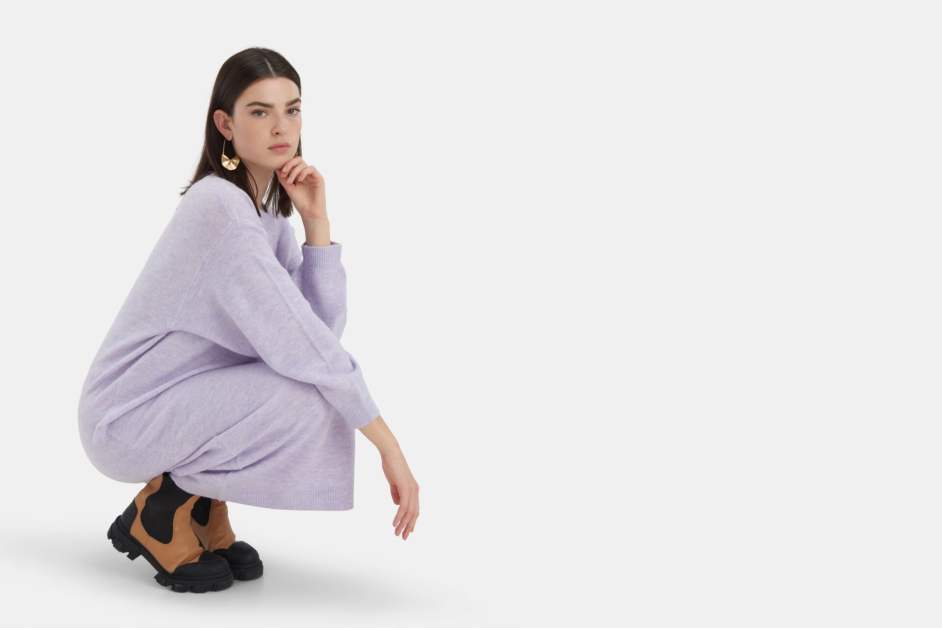 Plain Knit Jurk EKSEPT