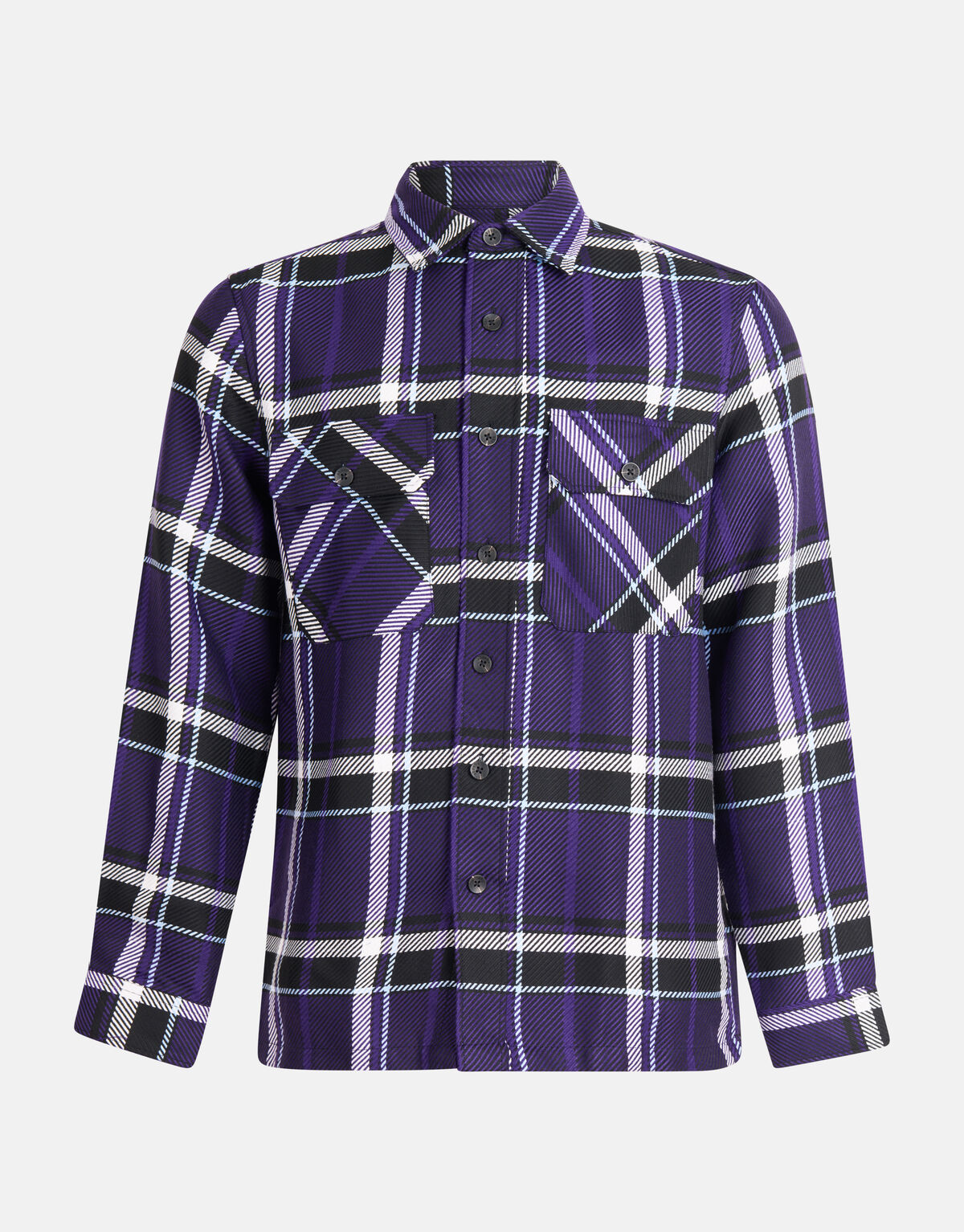 Ruiten Overshirt Paars SHOEBY MEN