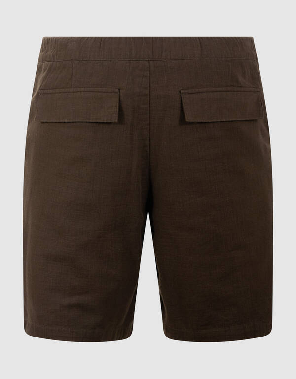 Structuur Short Donkerbruin SHOEBY MEN