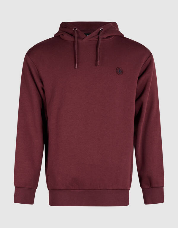 Embroidery Hoodie Donkerrood SHOEBY MEN