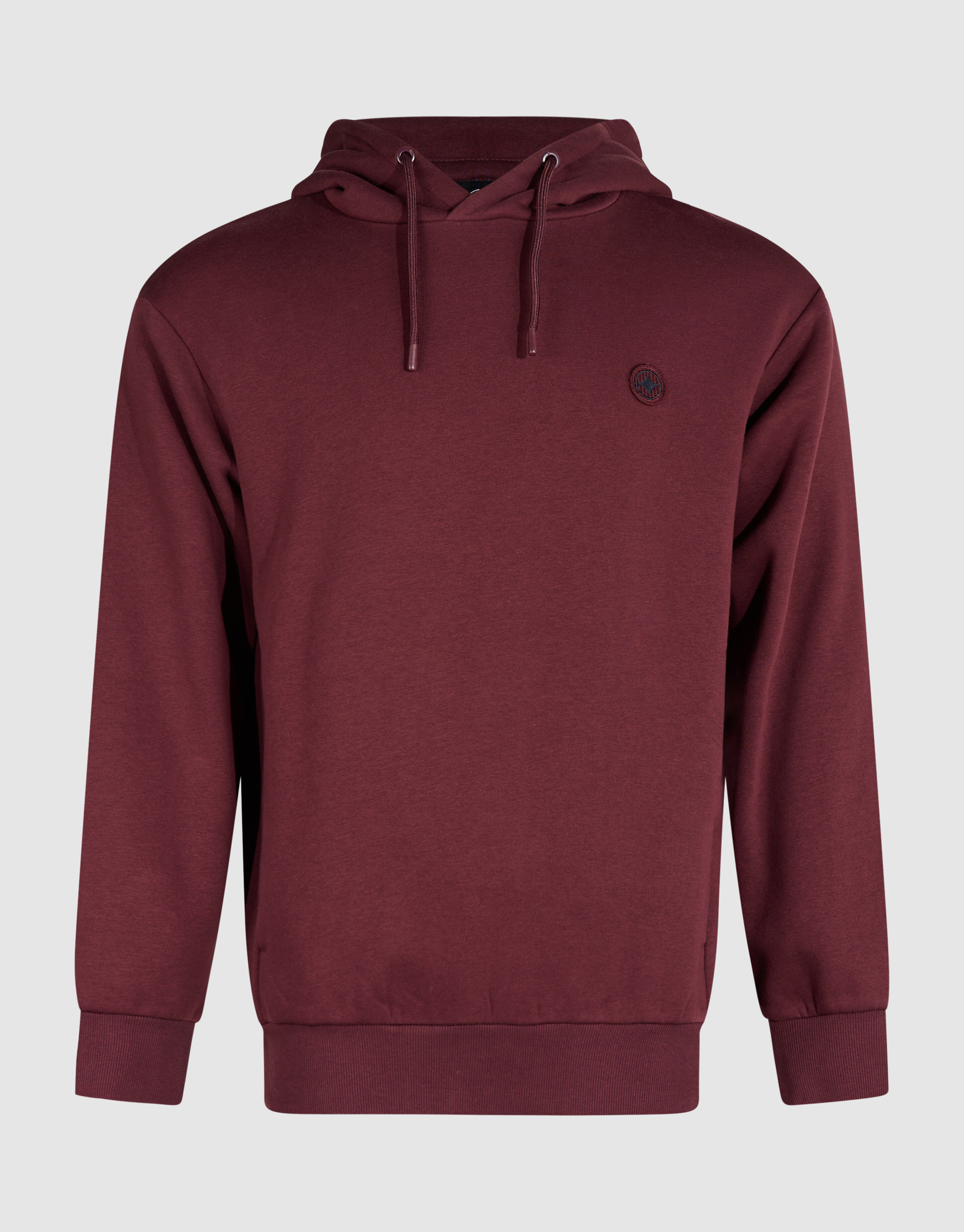Embroidery Hoodie Donkerrood SHOEBY MEN