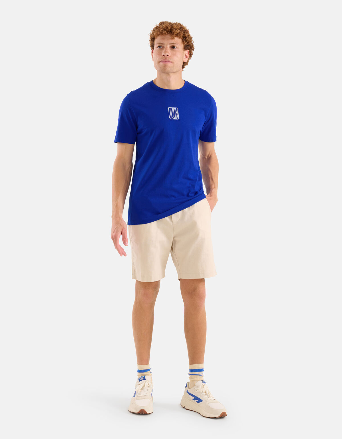 Artwork T-shirt Blauw SHOEBY MEN