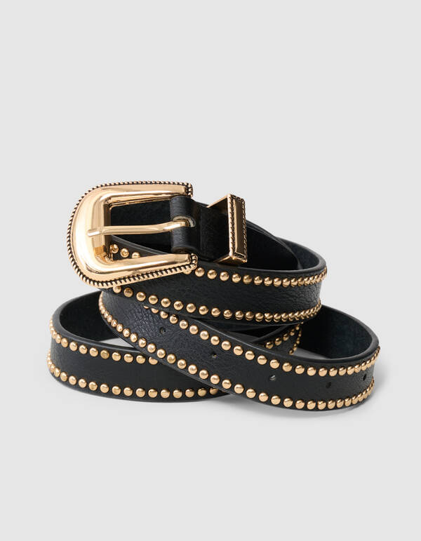 Studs Riem Zwart SHOEBY ACCESSOIRES