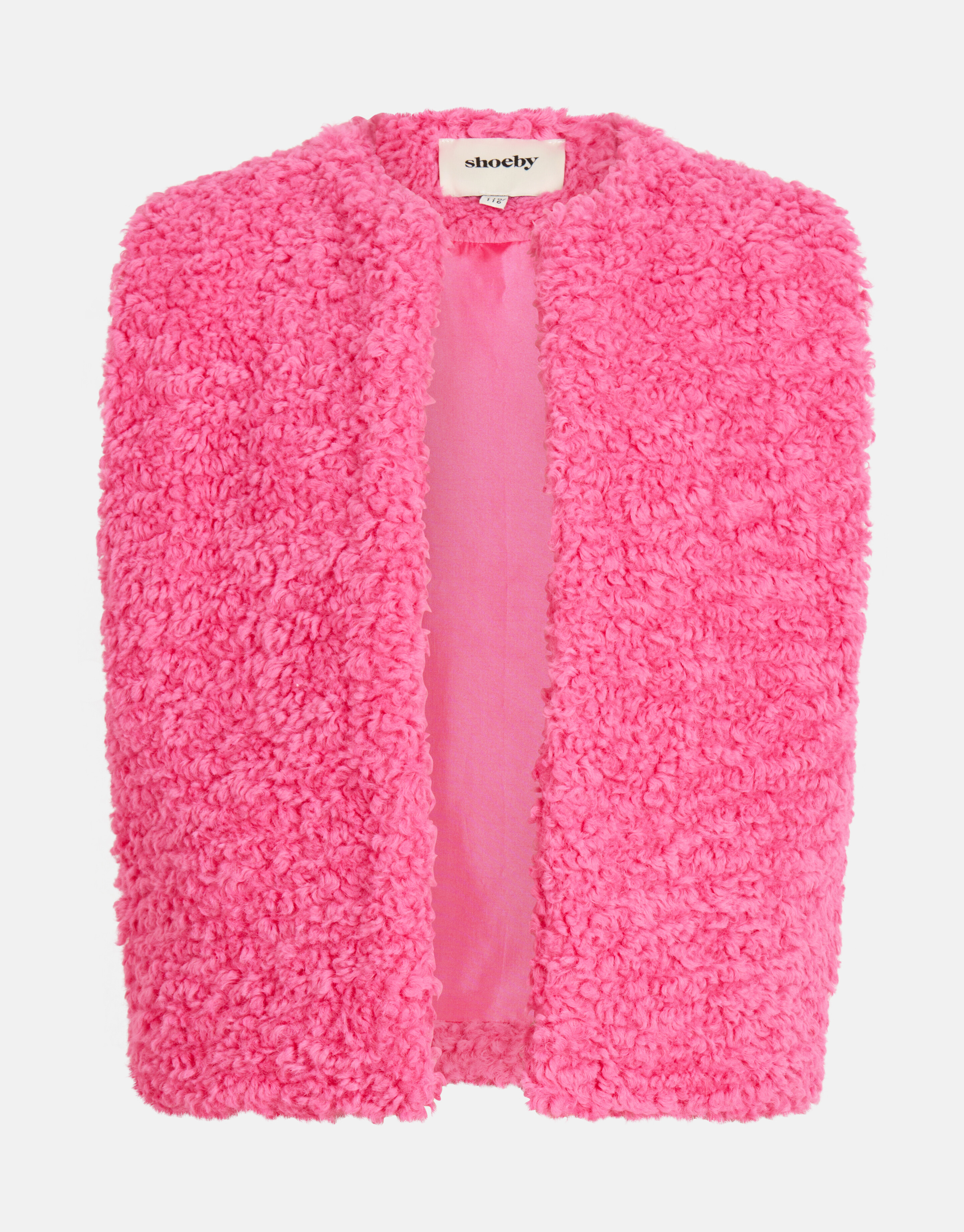 Teddy Gilet Roze SHOEBY GIRLS