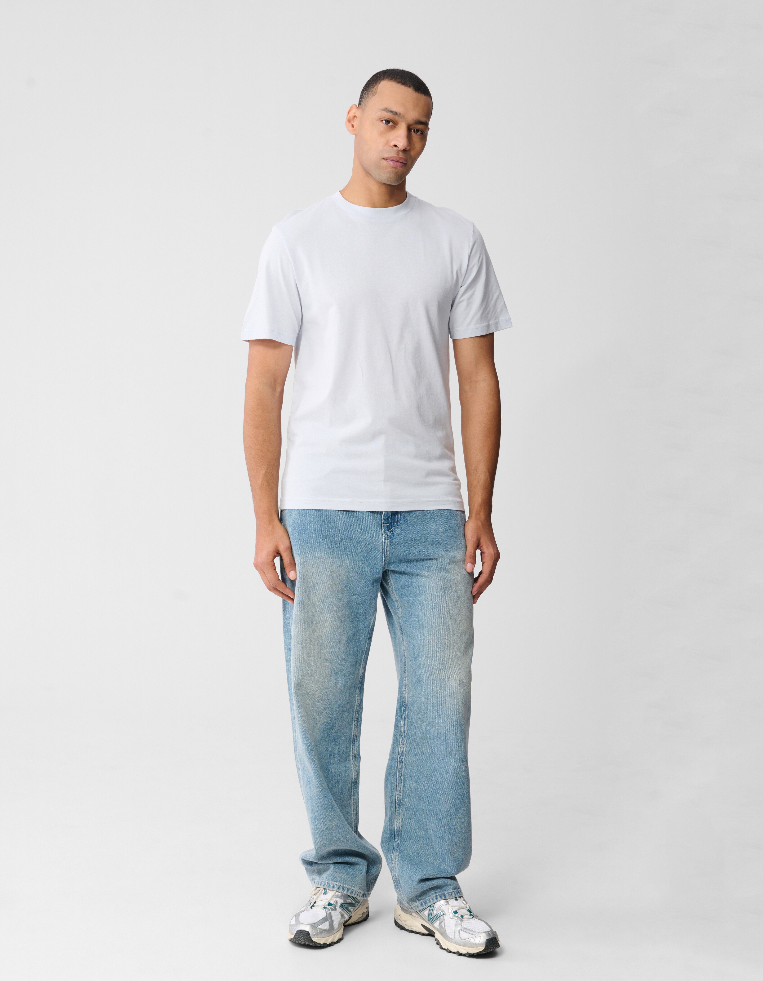 Fading Artwork T-shirt Lichtblauw SHOEBY MEN