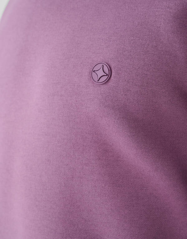 Badge Sweater Paars SHOEBY MEN