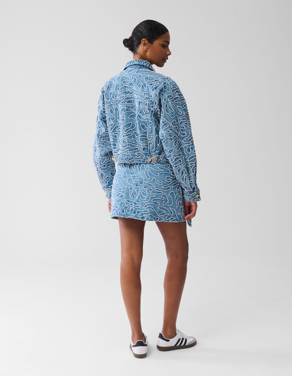 Embroidery Cord Rok Denim SHOEBY WOMEN