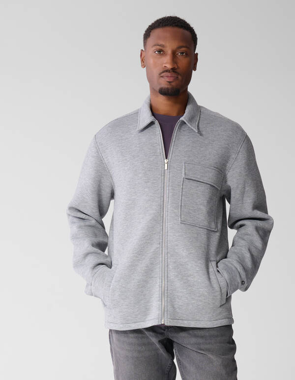Scuba Overshirt Lichtgrijs SHOEBY MEN