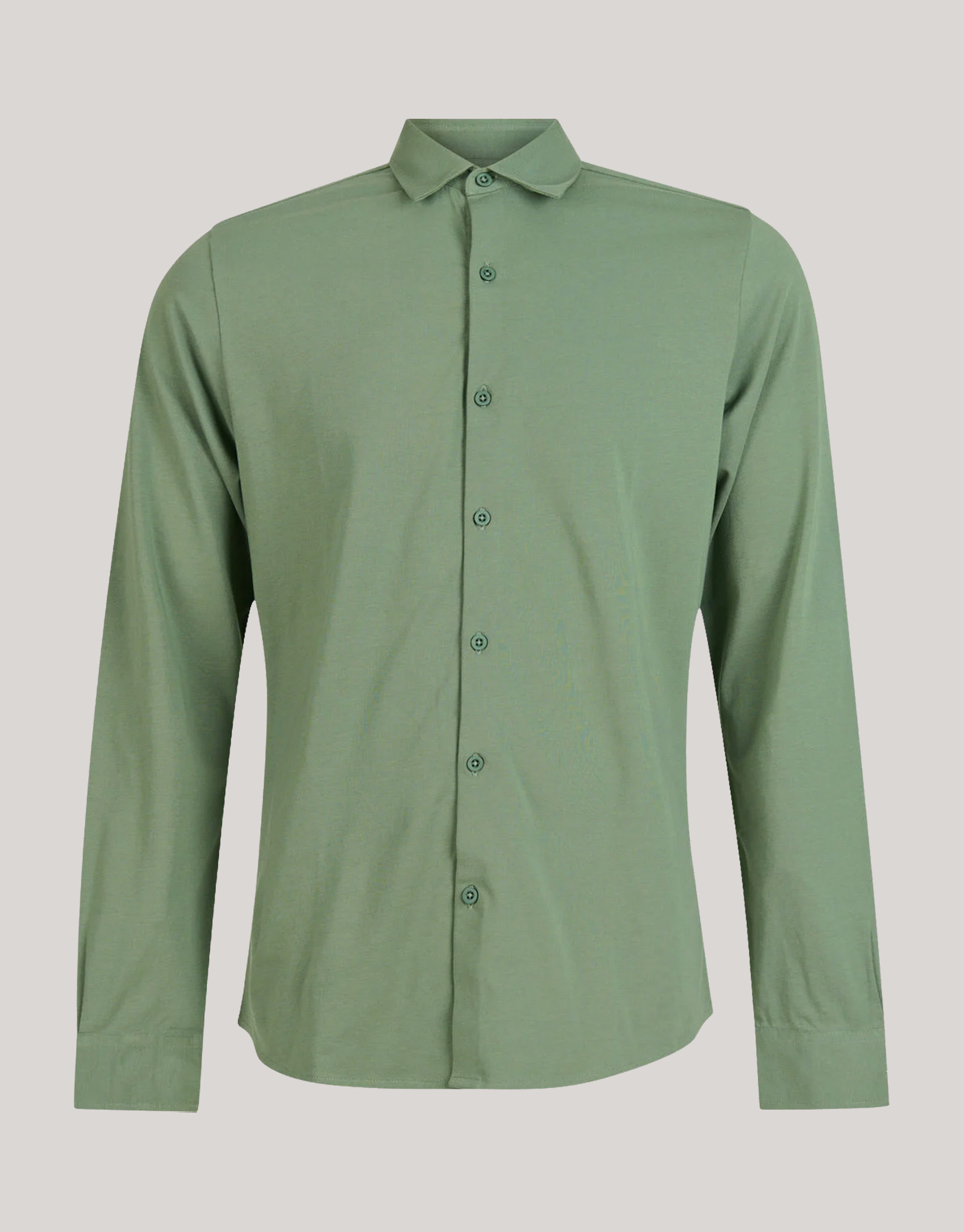 Jersey Overhemd Groen SHOEBY MEN