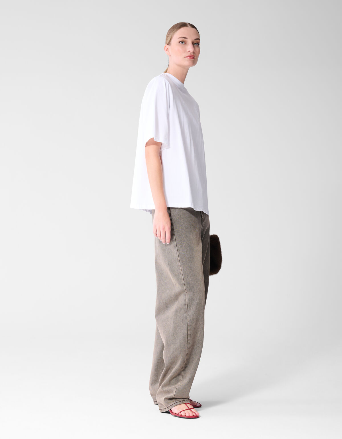 Sculpted Barrel Fit Jeans Grijs SHOEBY WOMEN