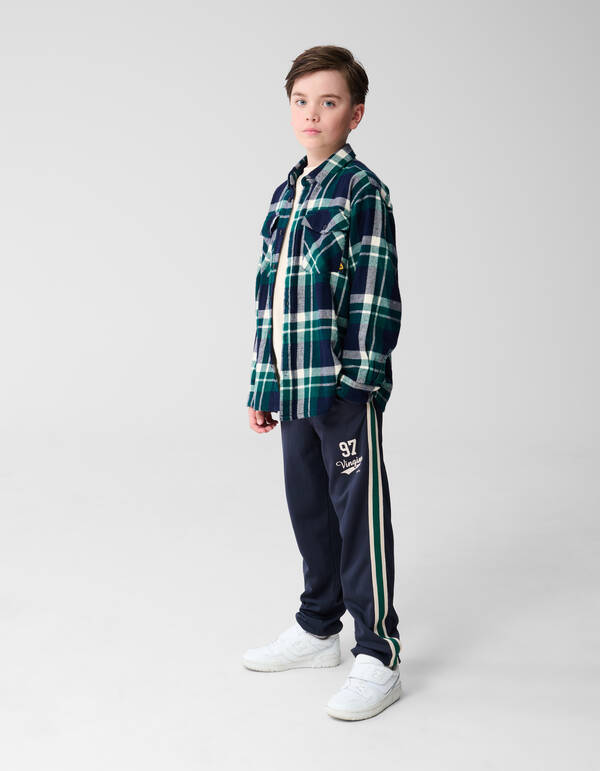 Geruit Overshirt Donkerblauw Shoeby X Vingino SHOEBY BOYS