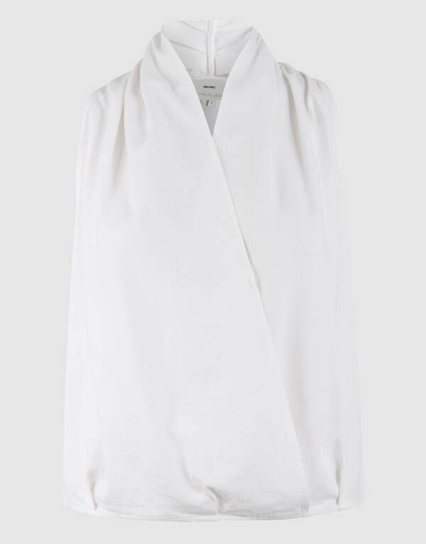 Drape Top Wit By Lonneke SHOEBY WOMEN