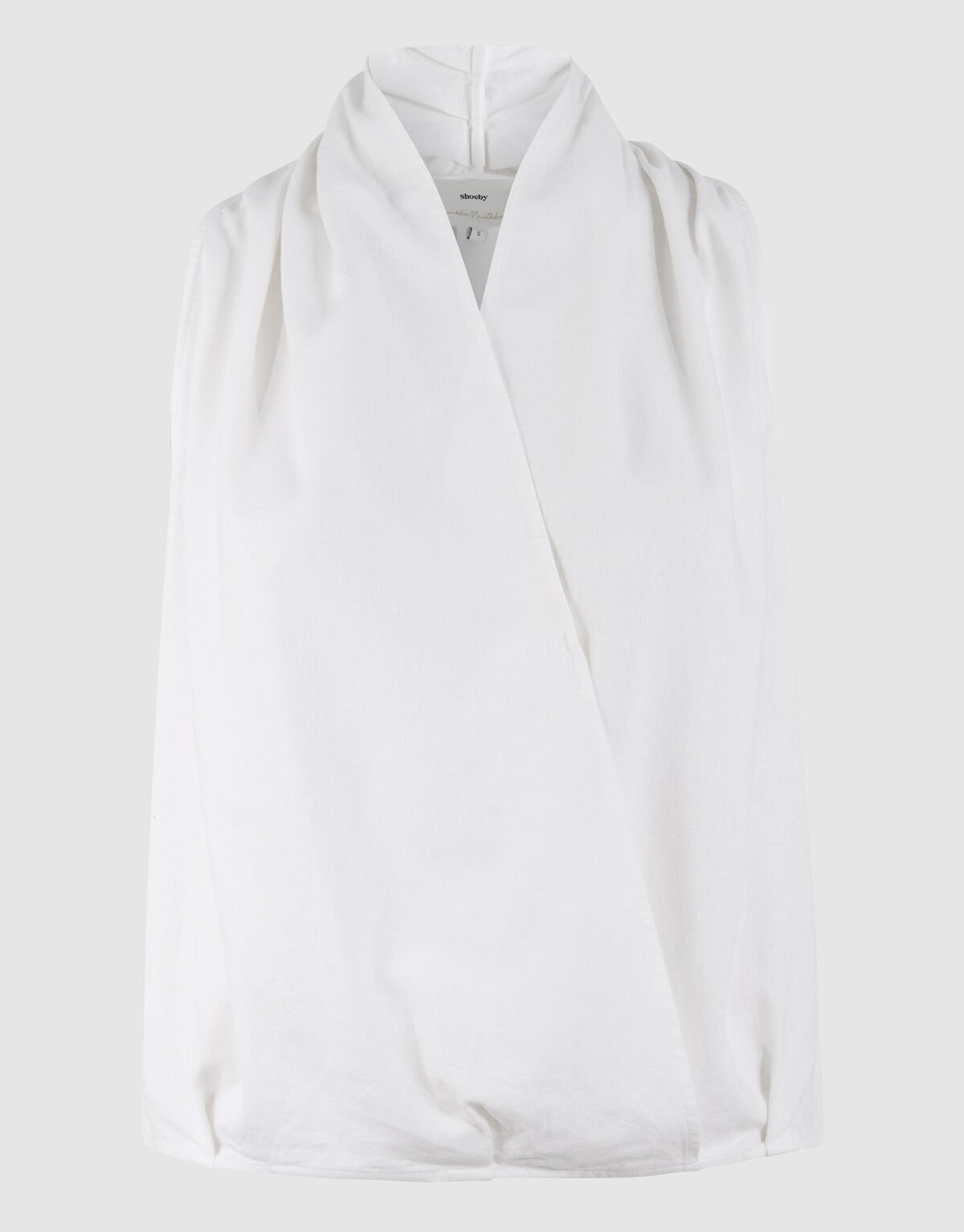 Drape Top Wit By Lonneke SHOEBY WOMEN