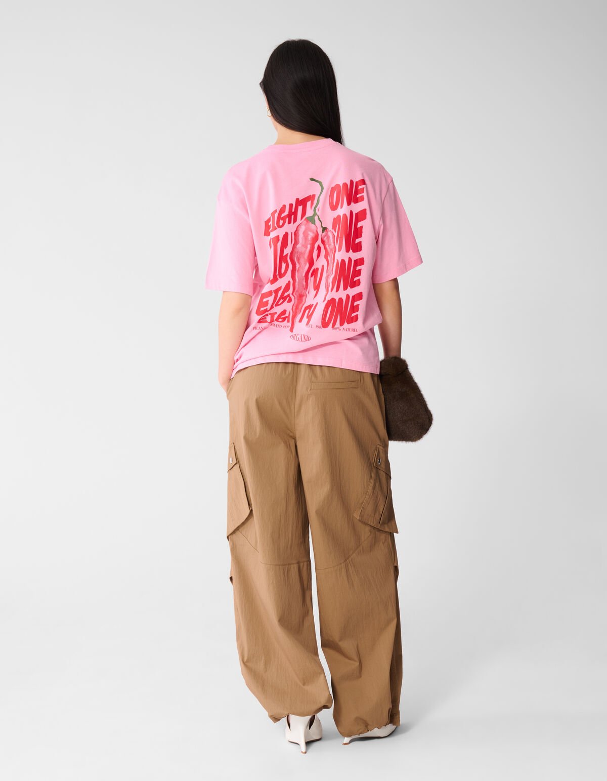 Pepper Artwork T-shirt Roze SHOEBY WOMEN