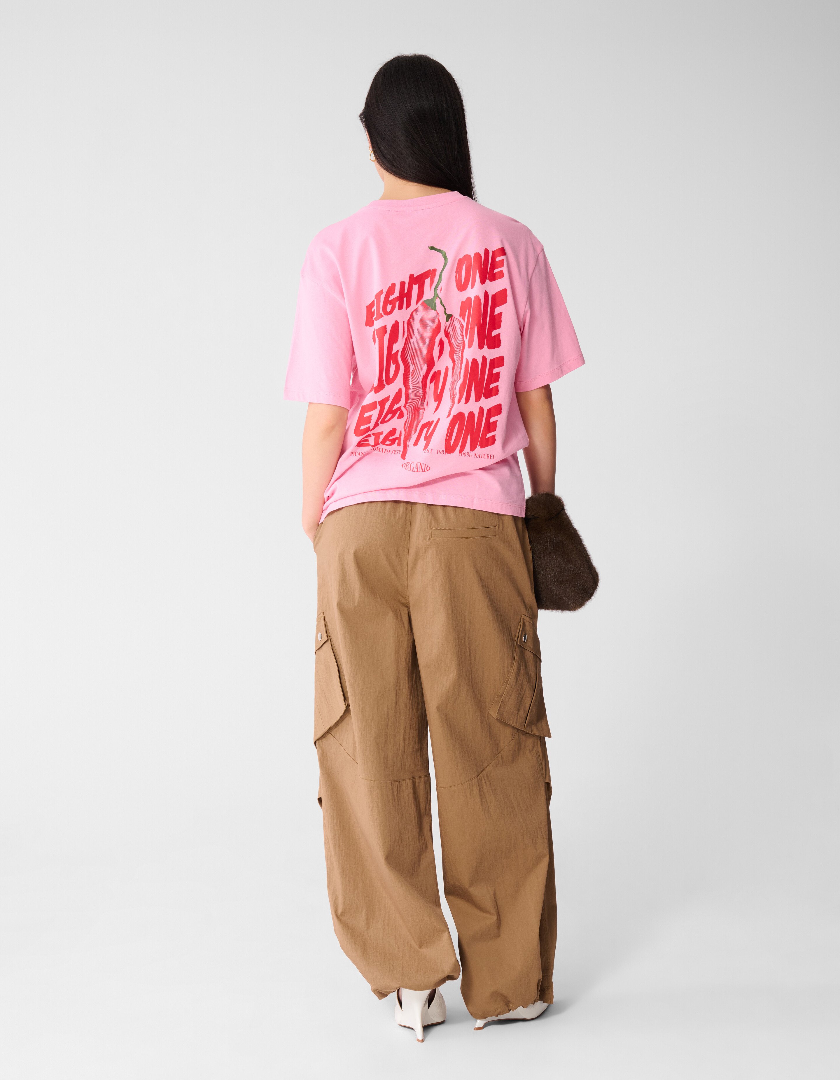 Pepper Artwork T-shirt Roze SHOEBY WOMEN