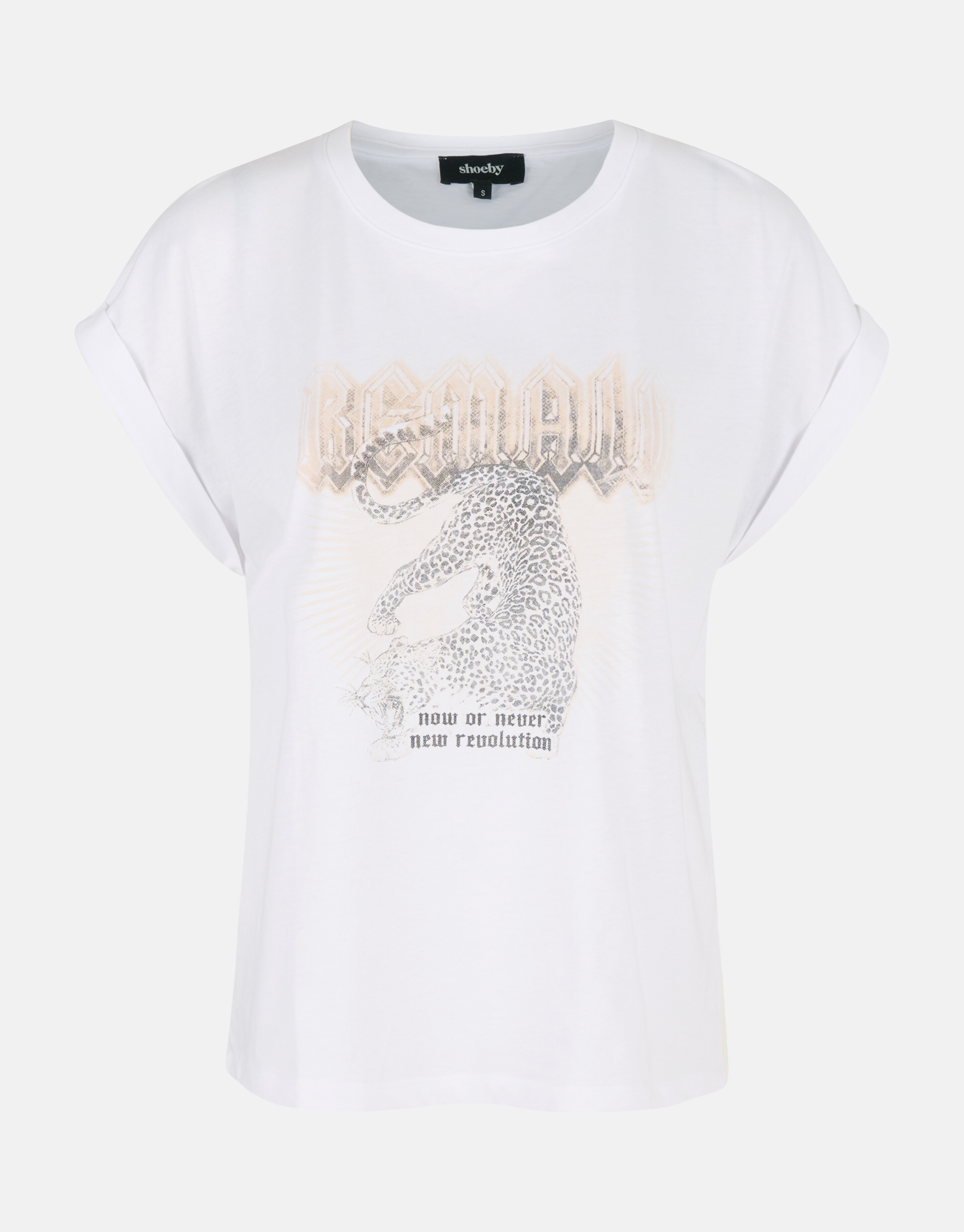 Printed T-shirt Wit SHOEBY WOMEN