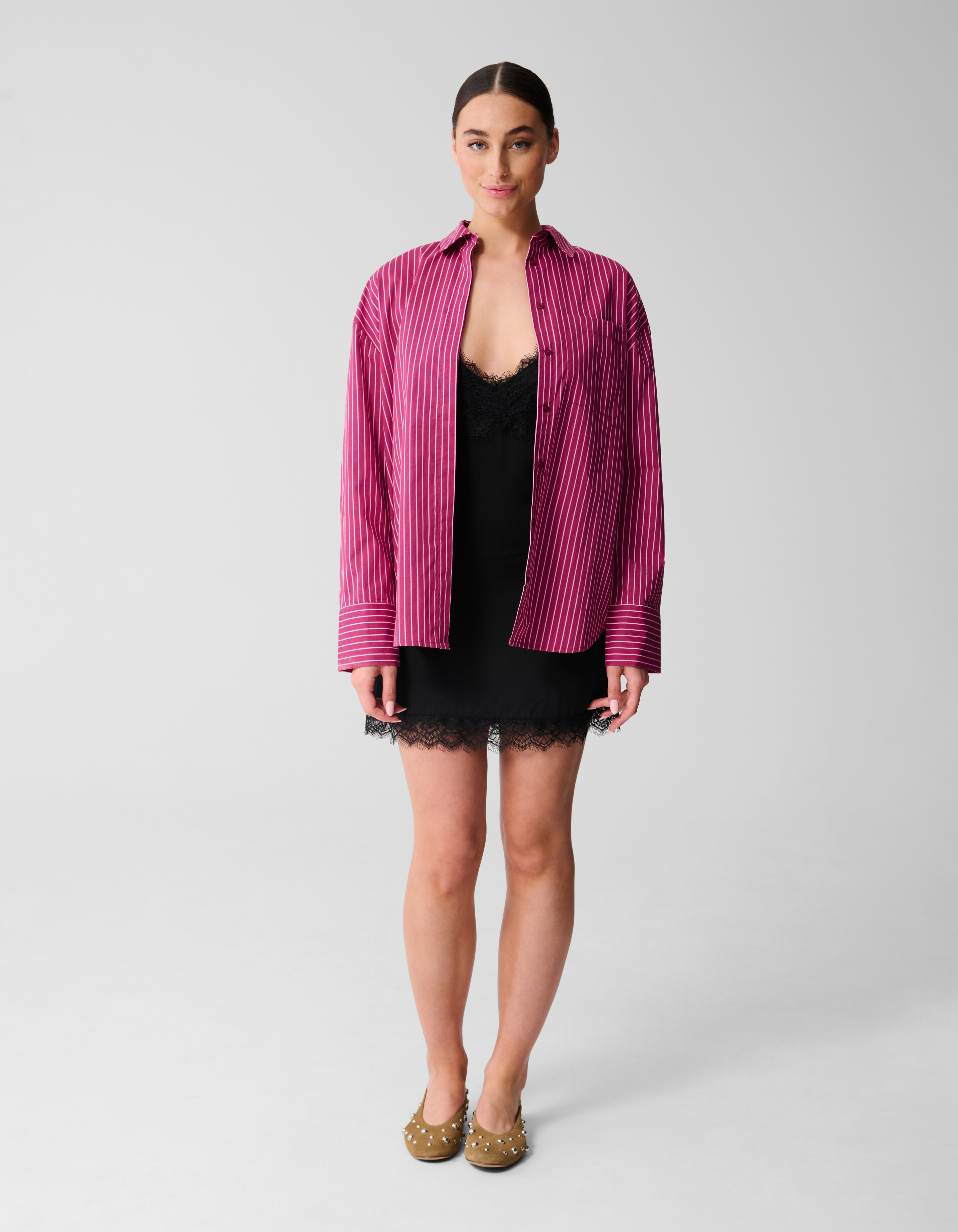 Kanten Mini Jurk Zwart SHOEBY WOMEN