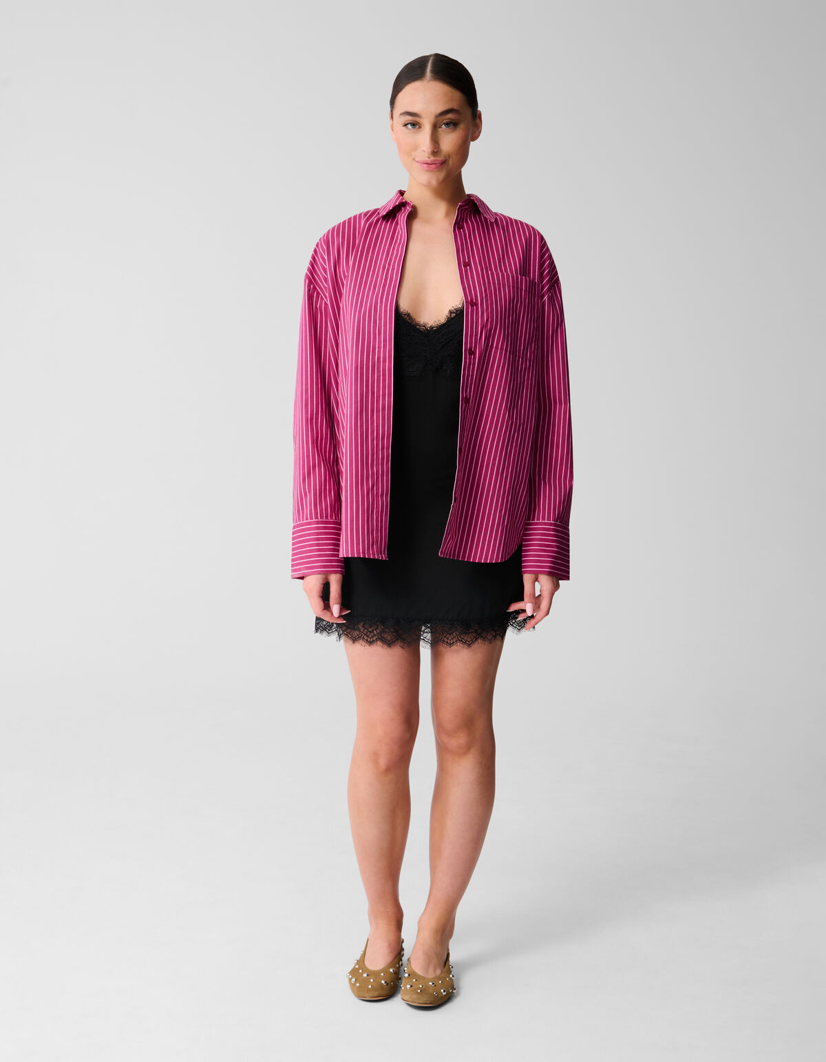 Kanten Mini Jurk Zwart SHOEBY WOMEN