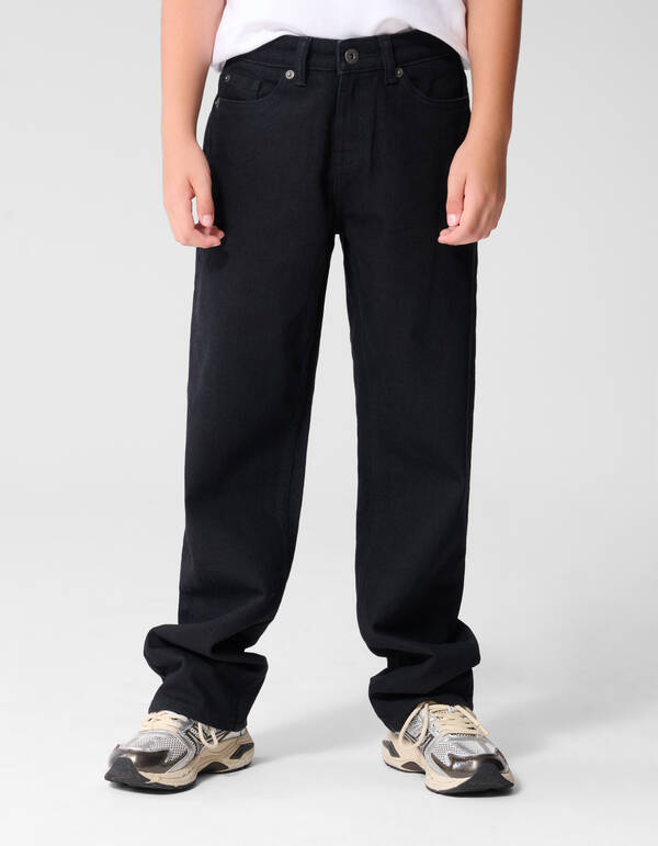 Baggy Fit Jeans Zwart SHOEBY BOYS