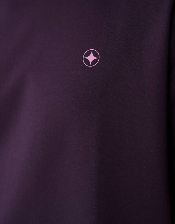 Spark Artwork T-shirt Donkerrood SHOEBY MEN