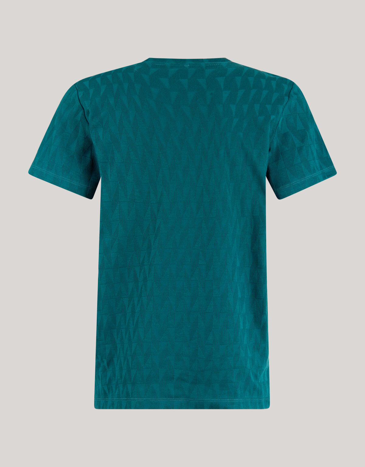 Jacquard T-shirt Donkergroen SHOEBY MEN