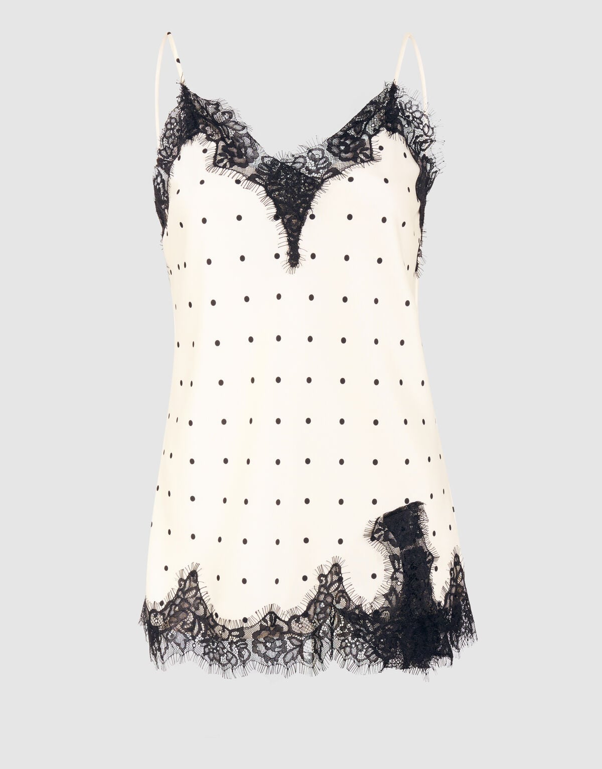 Polkadot Top Gebroken Wit By Monica SHOEBY WOMEN