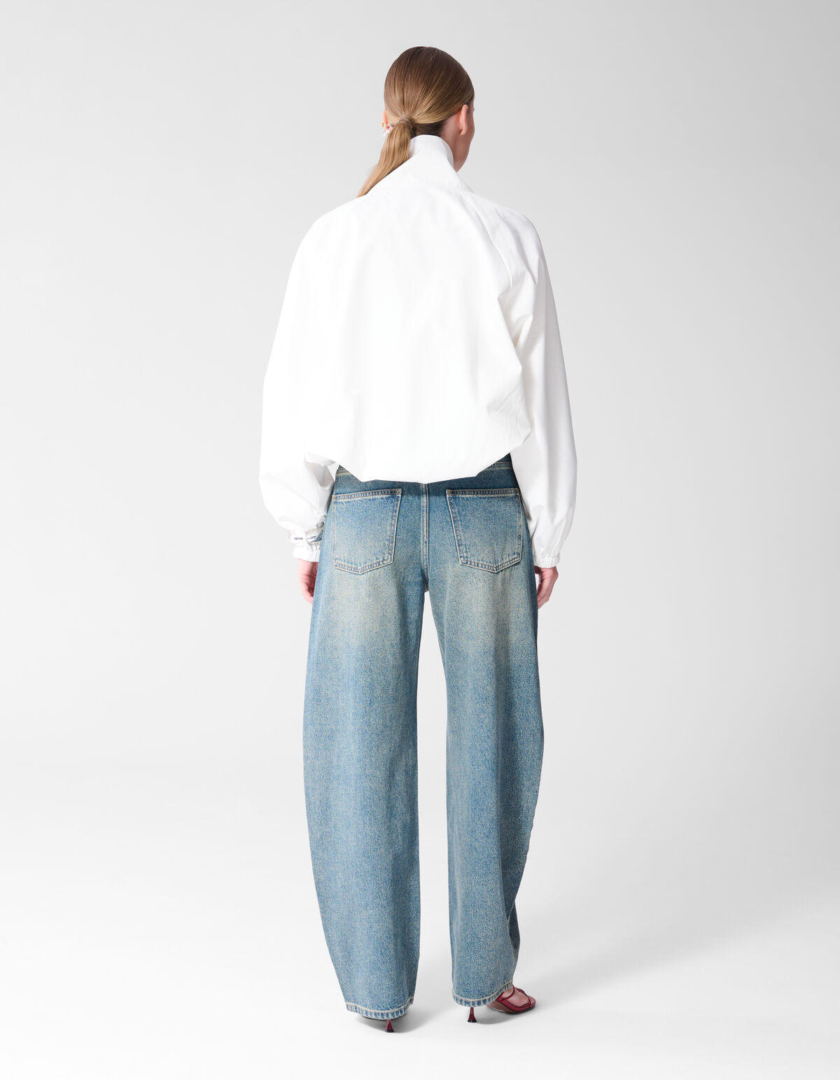 Baggy Fit Tinted Jeans Donkerblauw SHOEBY WOMEN
