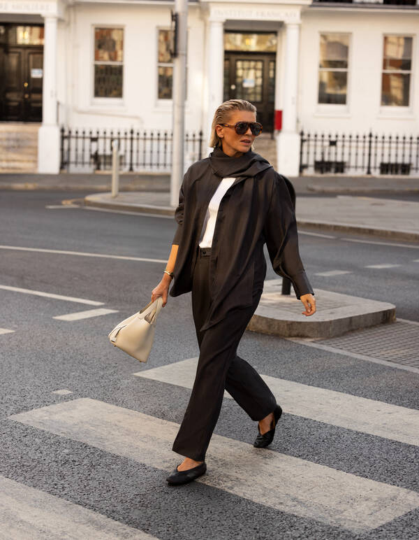 Oversized Tailored Blouse Donkergrijs By Lonneke SHOEBY WOMEN