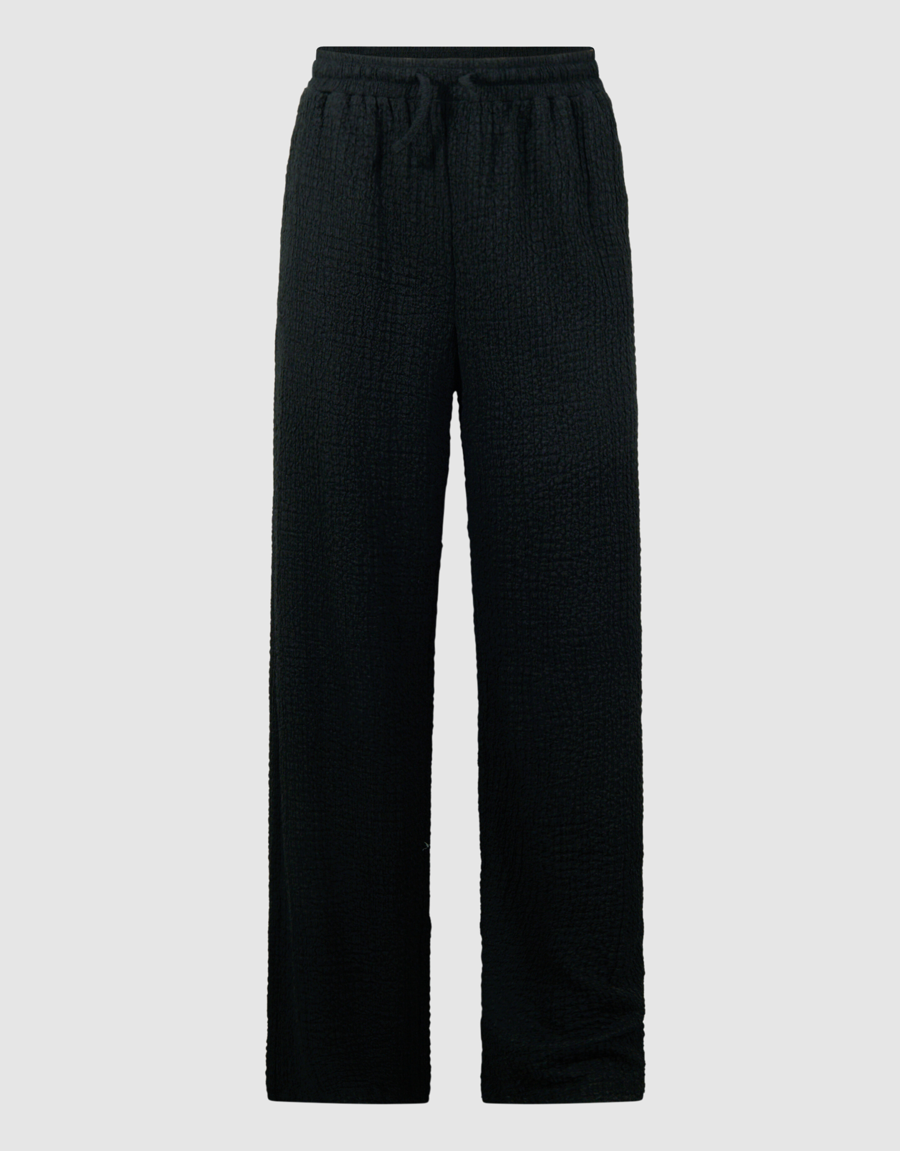 Crinkle Wide Leg Fit Broek Zwart SHOEBY WOMEN