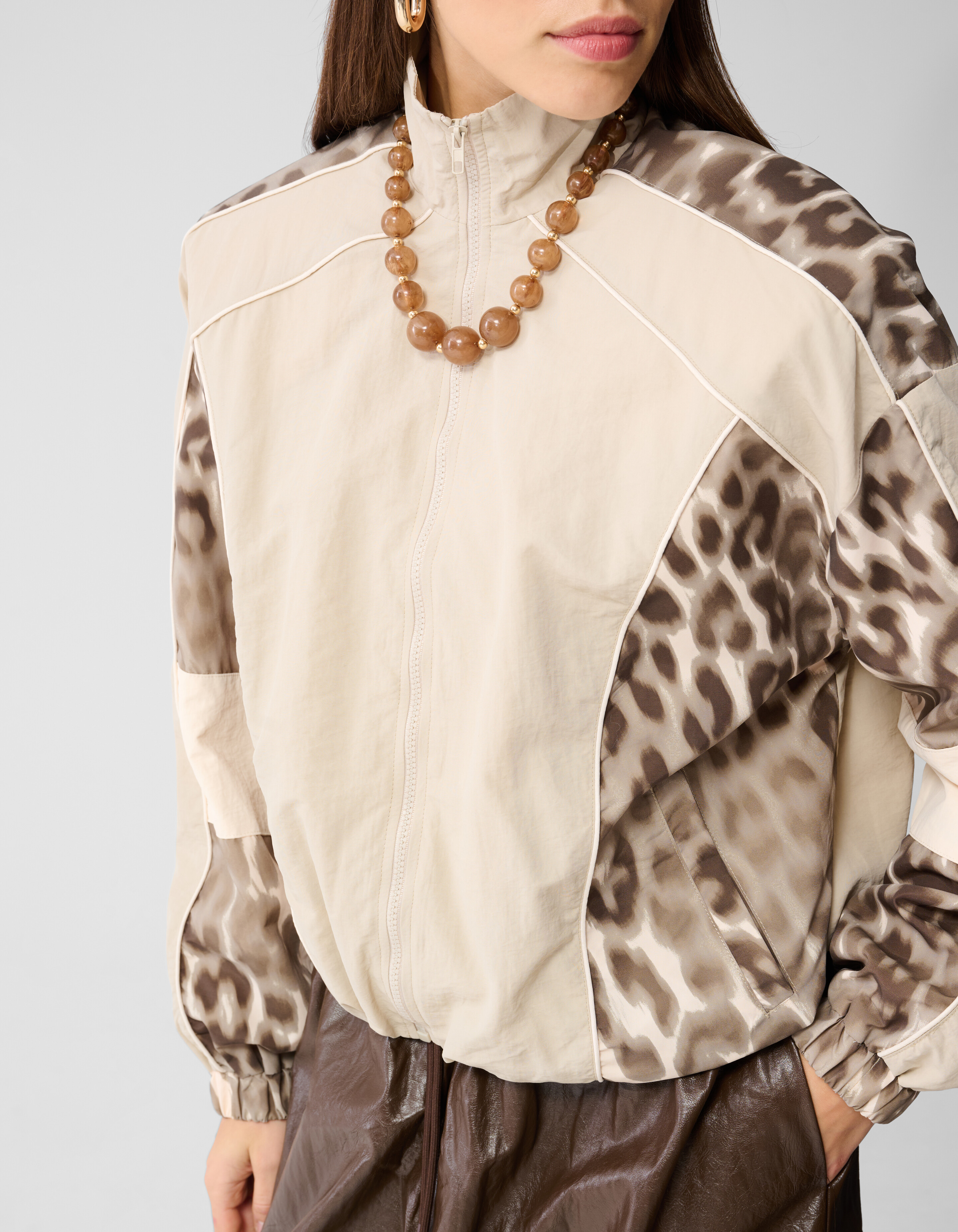 Sporty Leopard Mix Jack Beige SHOEBY WOMEN