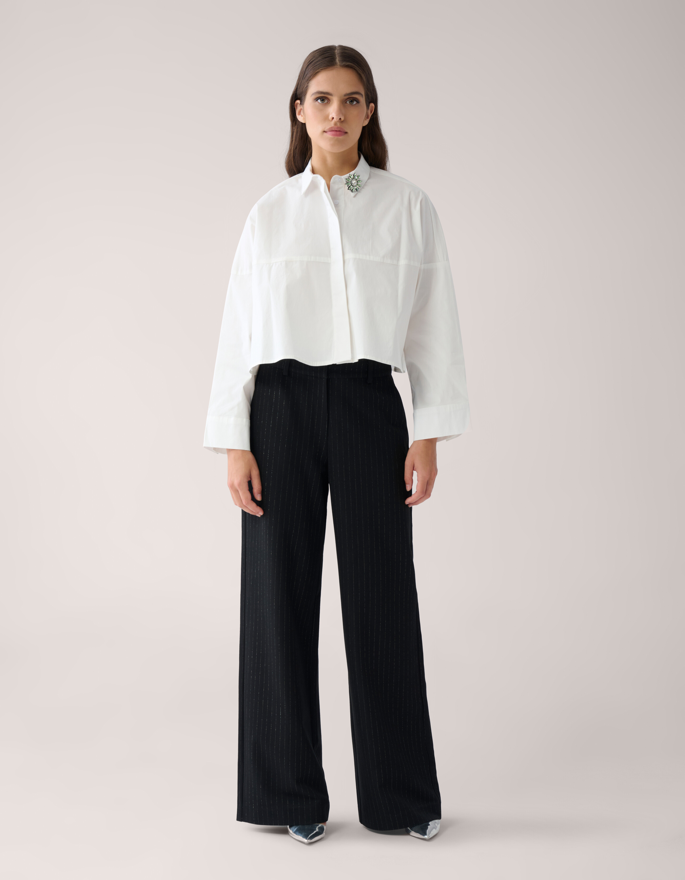 Wijde Blouse Wit By Mieke SHOEBY WOMEN