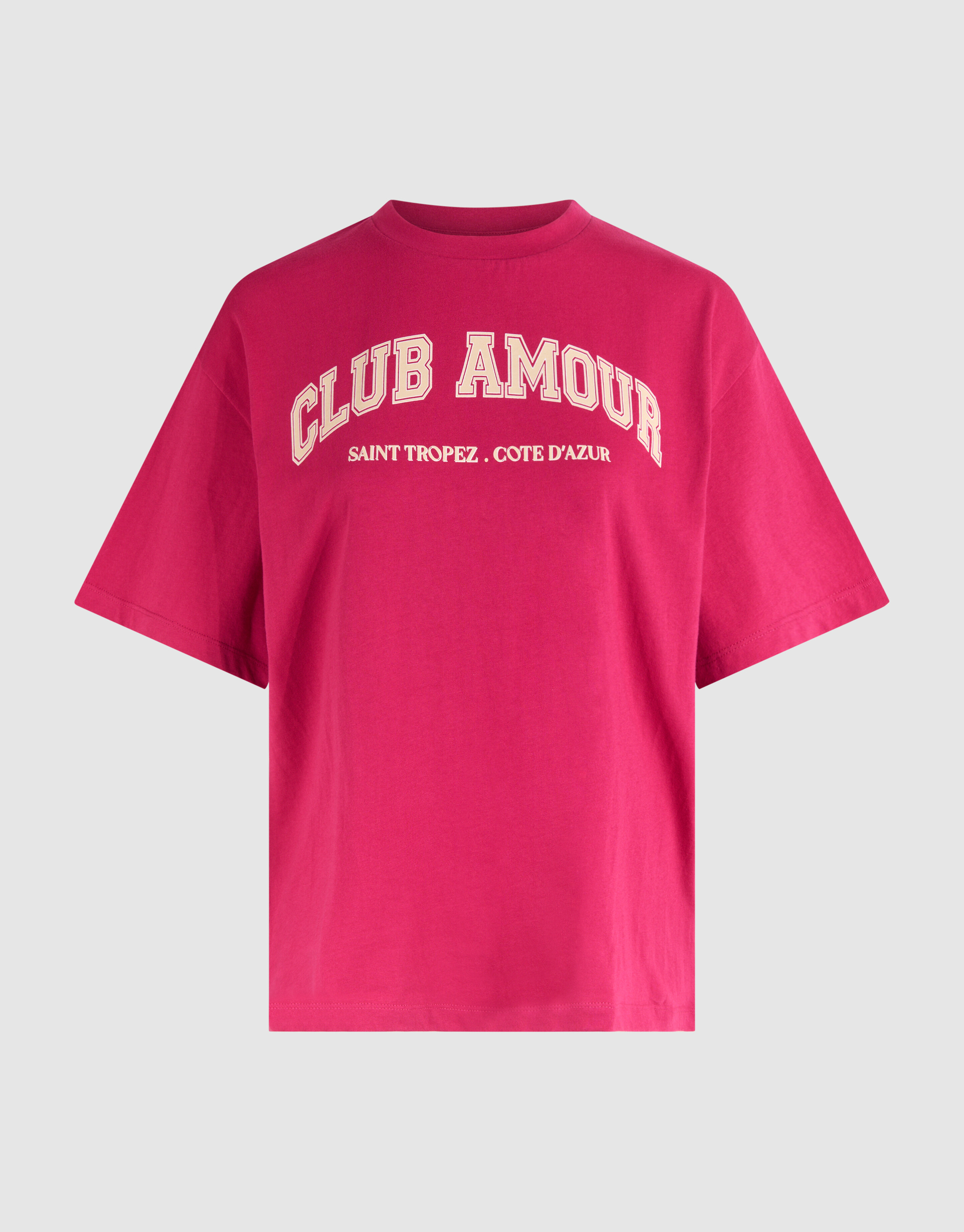 Club Amour T-shirt Roze/Rood SHOEBY WOMEN