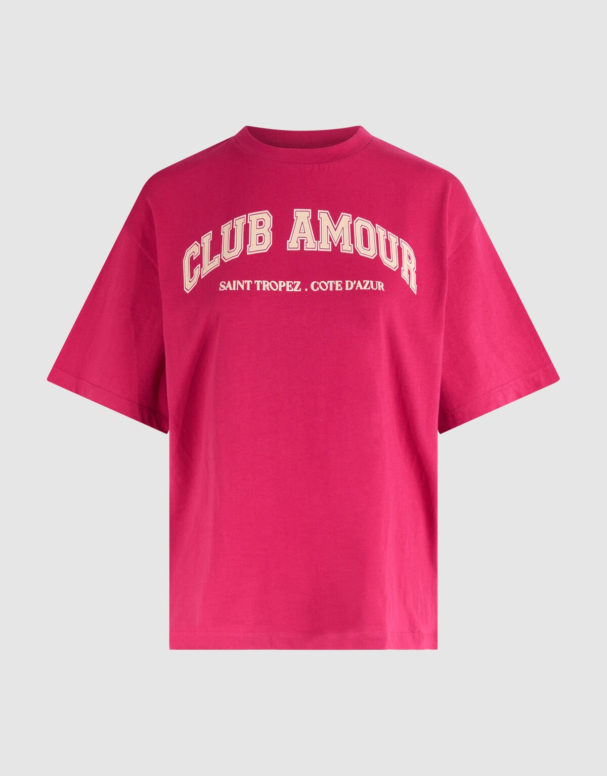 Club Amour T-shirt Roze/Rood SHOEBY WOMEN