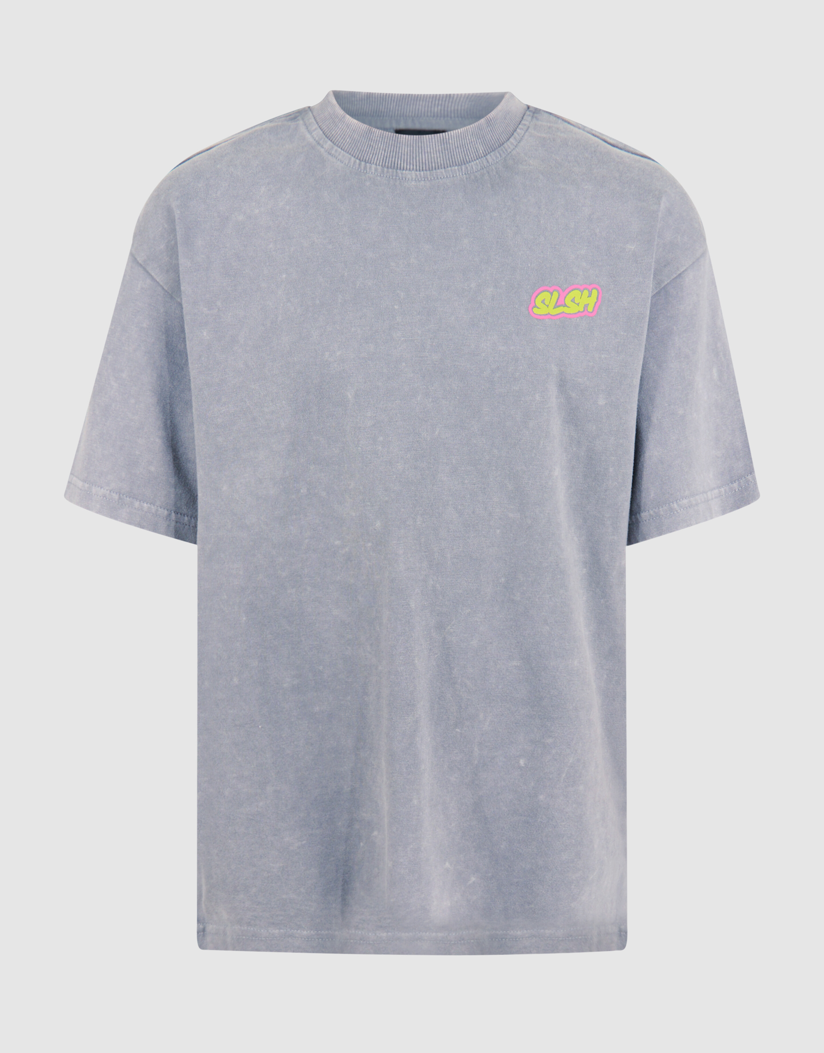 Tekst T-shirt Washed Lichtgrijs SHOEBY BOYS