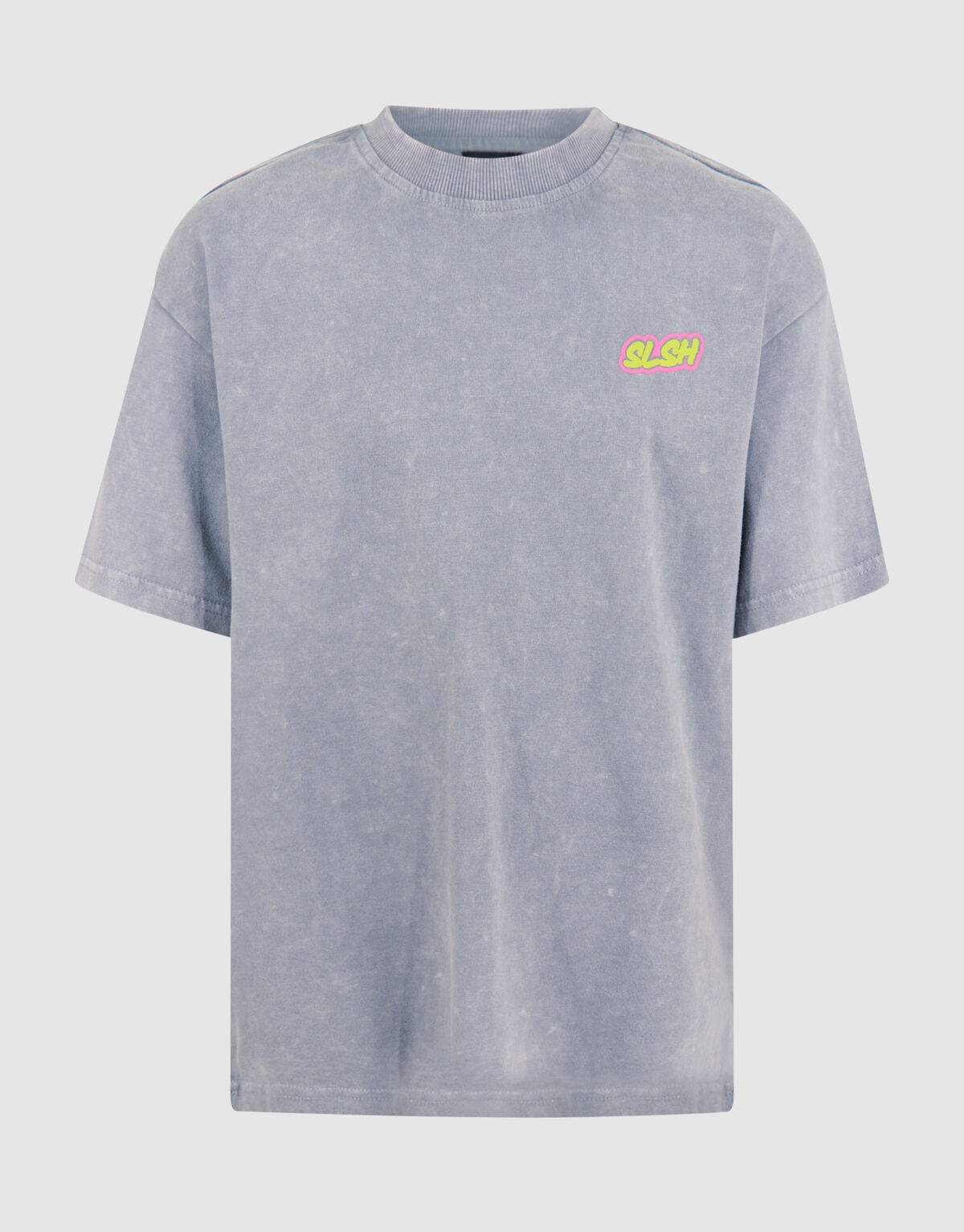 Tekst T-shirt Washed Lichtgrijs SHOEBY BOYS