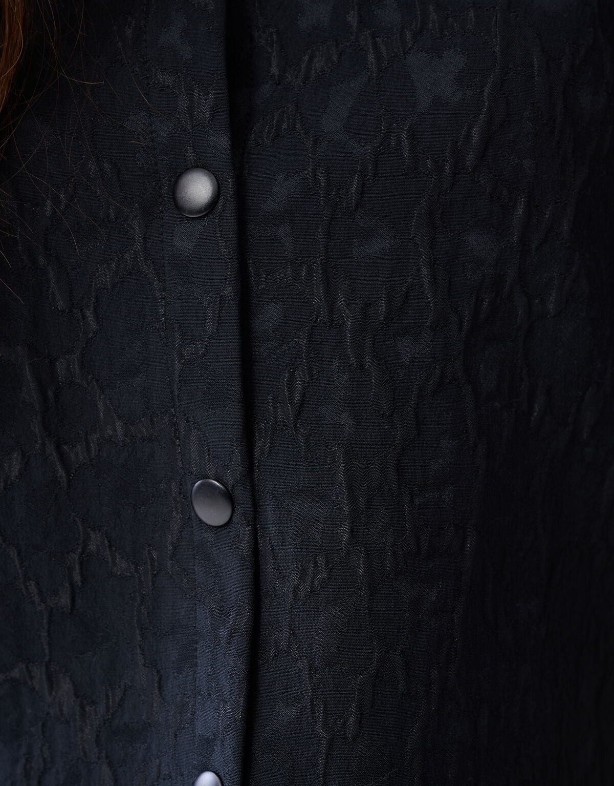 Leopard Puff Jack Zwart SHOEBY WOMEN