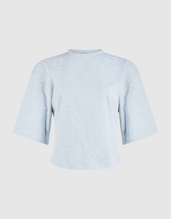 Getailleerd T-shirt Lichtgrijs SHOEBY WOMEN