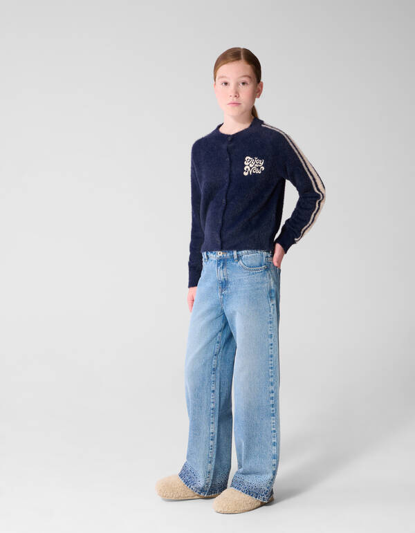 Hairy Sporty Vest Donkerblauw SHOEBY GIRLS