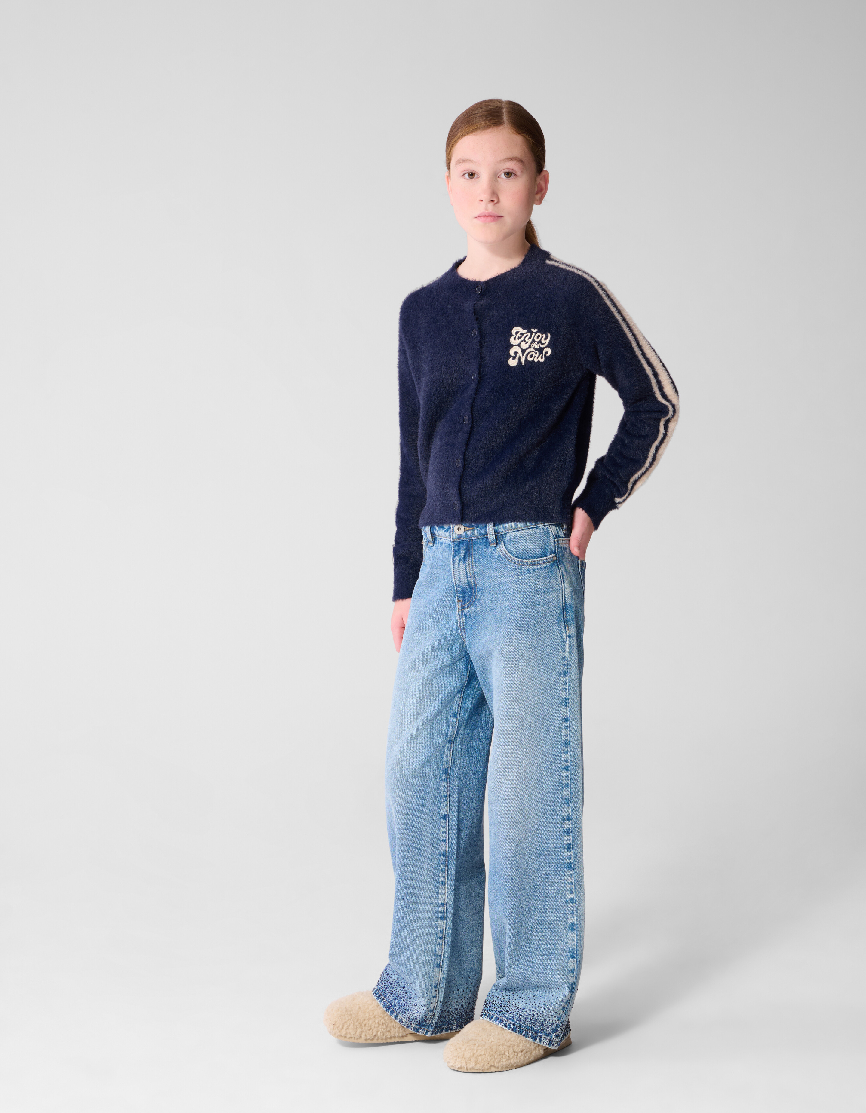 Hairy Sporty Vest Donkerblauw SHOEBY GIRLS