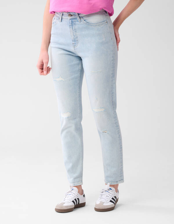Tapered Fit Jeans Bleached L29 SHOEBY WOMEN
