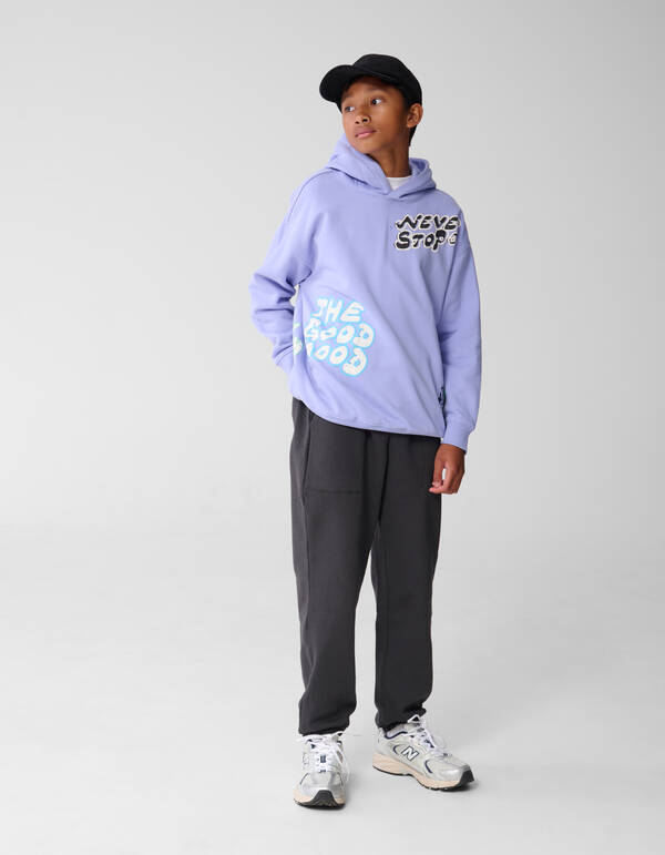 Good Mood Artwork Hoodie Lichtpaars SHOEBY BOYS