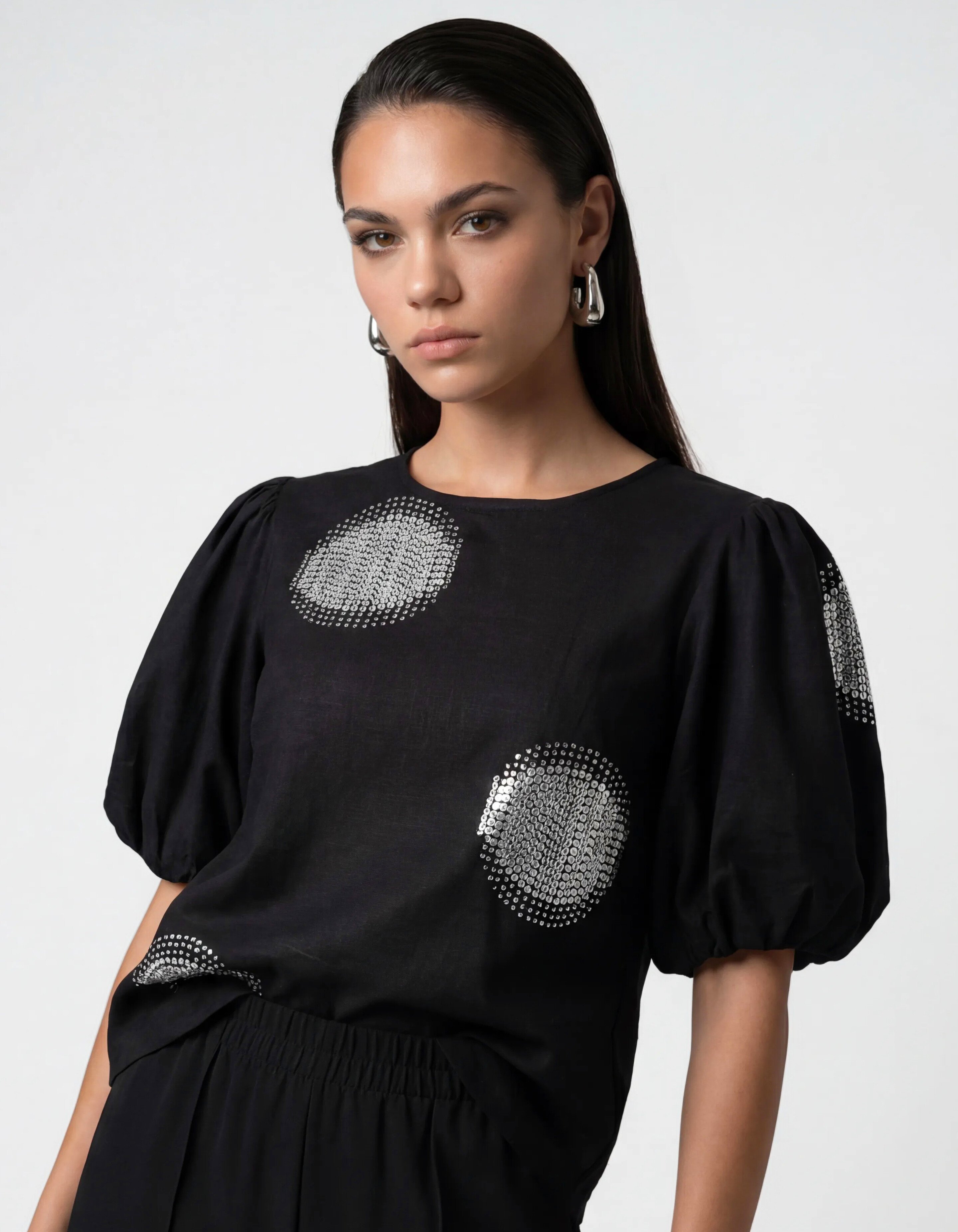 Polka Top Zwart SHOEBY WOMEN