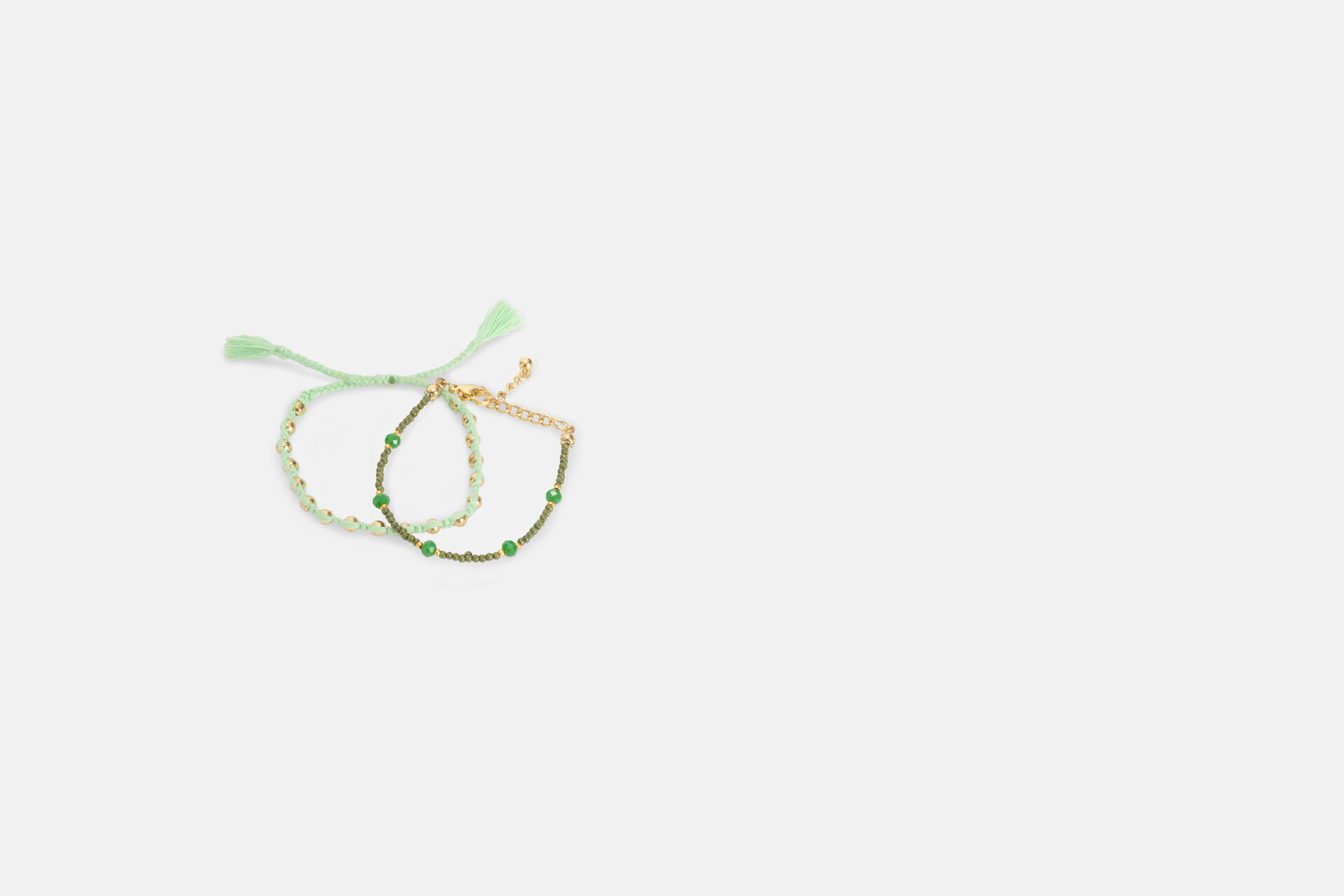 Armbanden Set Groen SHOEBY ACCESSOIRES
