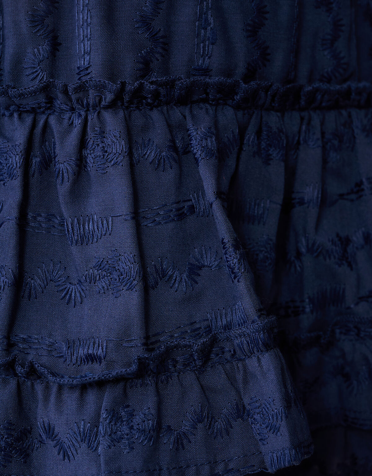 Embroidery Mini Rok Donkerblauw SHOEBY GIRLS