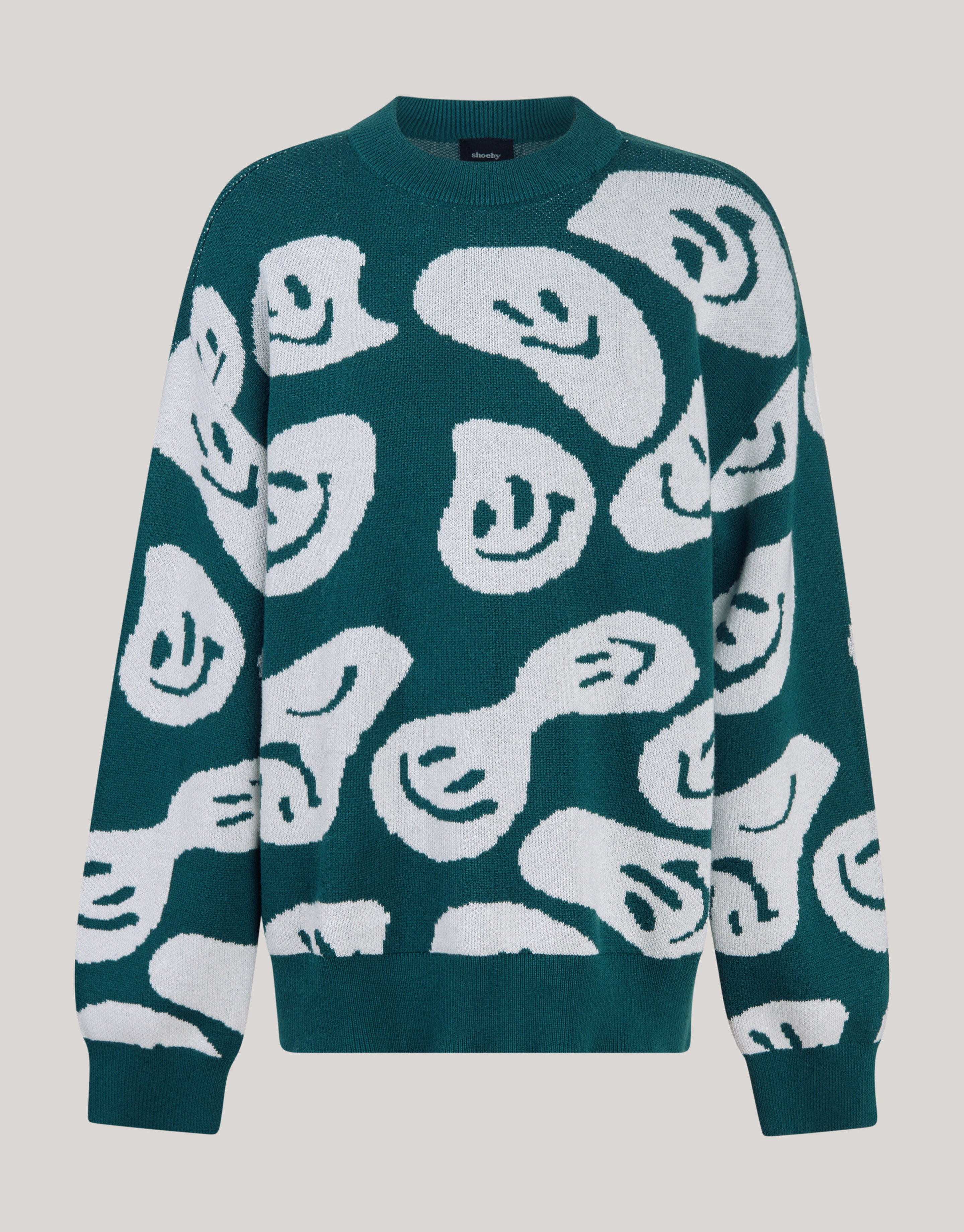 Printed Trui Donkergroen SHOEBY BOYS