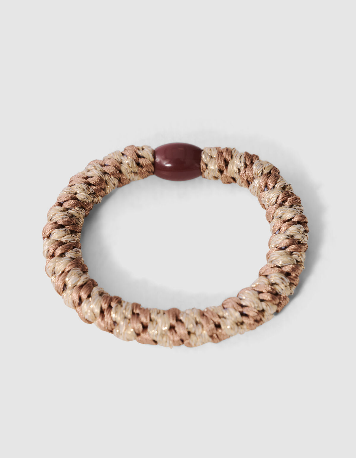 Lurex Haarelastiek Lichtbruin SHOEBY ACCESSOIRES