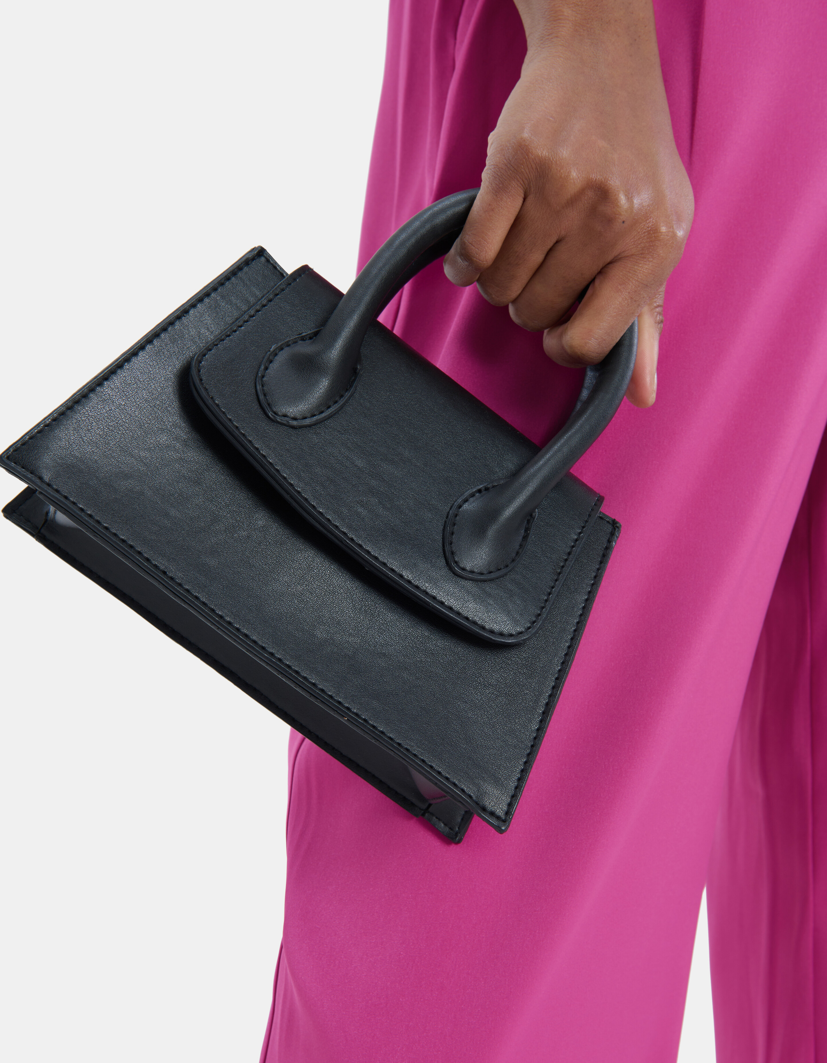 Small Handle Tas Zwart ACCESSOIRES SHOEBY