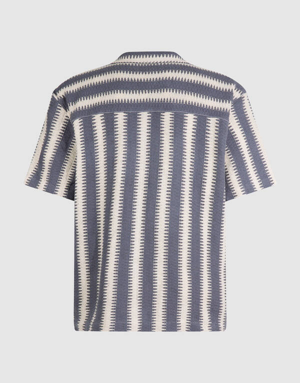 Geweven Overshirt Blauw SHOEBY MEN